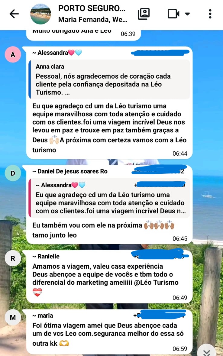 Depoimentos WhatsApp - Porto Seguro 5